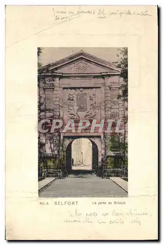 Cartes postales Belfort la Porte de Brisach