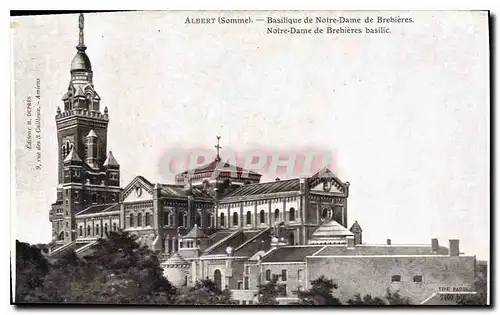 Cartes postales Albert Somme Bssilique de Notre Dame de Brebieres