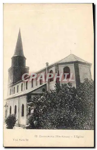 Cartes postales Dannemarie Hte Alsace l'Eglise