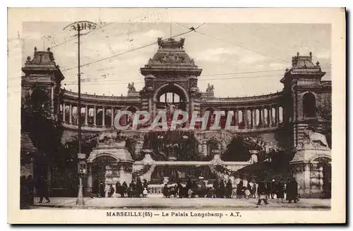 Cartes postales Marseille le Palais Longchamp