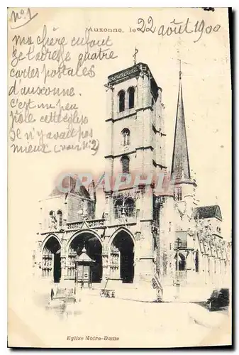 Ansichtskarte AK Auxonne Eglise Notre Dame