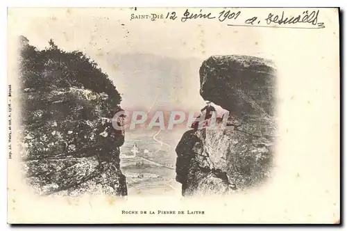 Cartes postales Saint Die roche de la Pierre de Laitre