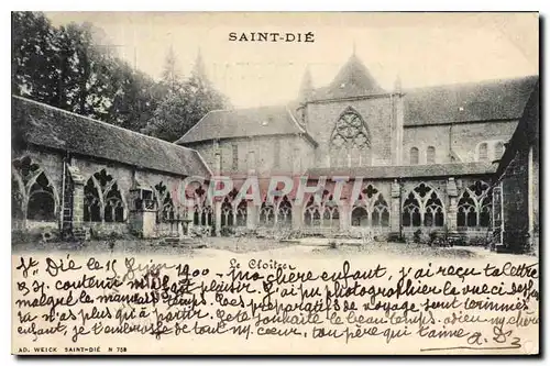 Cartes postales Saint Die le Cloitre