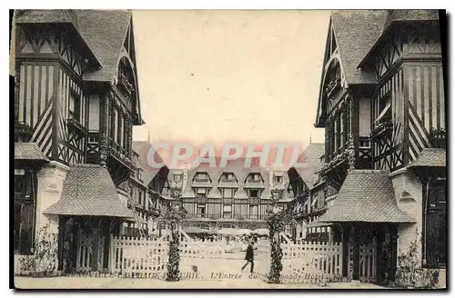 Cartes postales Deauville L'entree du Normandy hotel