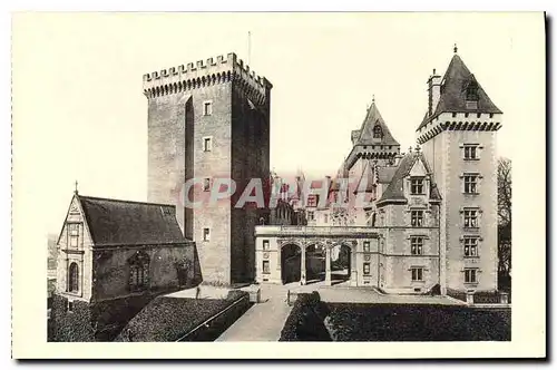 Cartes postales Chateau de Pau le Donjon et l'Entree