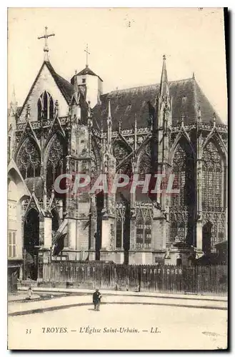 Ansichtskarte AK Troyes l'eglise Saint Urbain