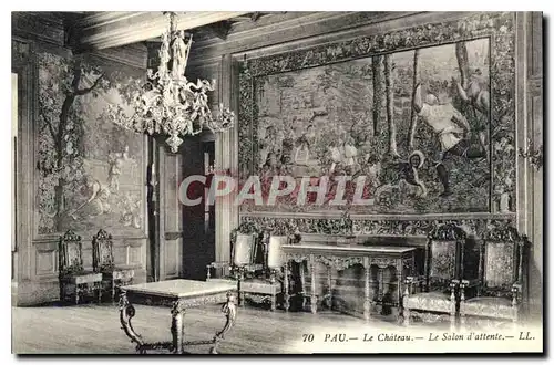 Cartes postales Pau le Chateau le Salon d'attente