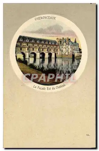 Cartes postales Chenonceaux la facade Est du Chateau