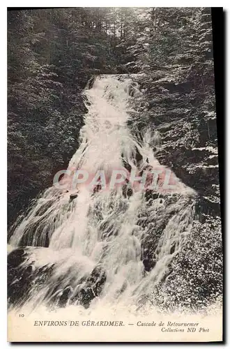 Ansichtskarte AK Environs de Gerardmer Cascade de Relournemer