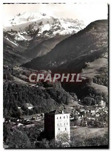 Ansichtskarte AK Les Belles Alpes Francaises Allevard les Bains Isere la Tour du Treuil et le Glacier du Gleyzin