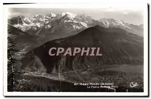 Cartes postales Assy Passy Hte Savoie la Chaine du Mont Blanc