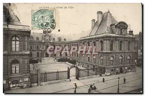 Cartes postales Amiens L'Hotel de Ville