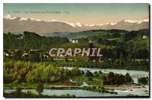 Cartes postales Pau La Chaine des Pyrenees