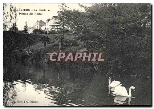 Ansichtskarte AK Beziers Le Bassin au Plateau des Poetes