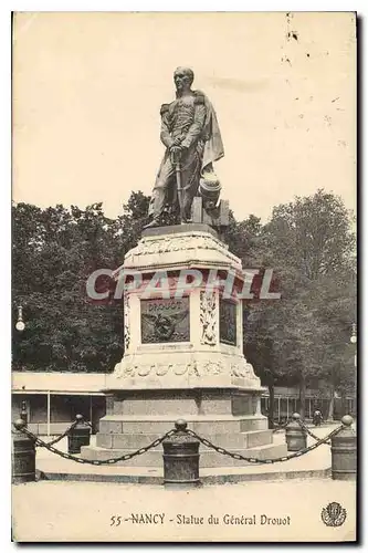 Cartes postales Nancy Statue du General Drouot