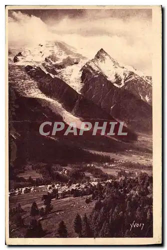 Cartes postales La Douce France Chamonix Mont Blanc Haute Savoie La Vallee de Chamonix vue du telepherique de Pl