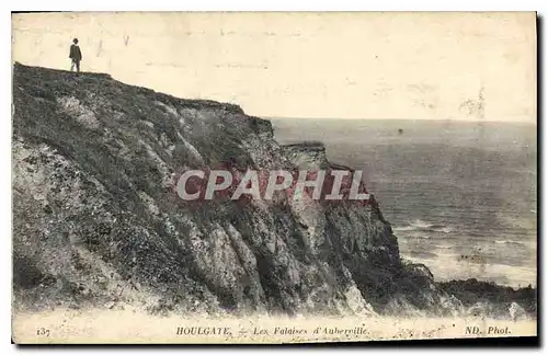 Cartes postales Houlgate Les Falaises d'Auberville