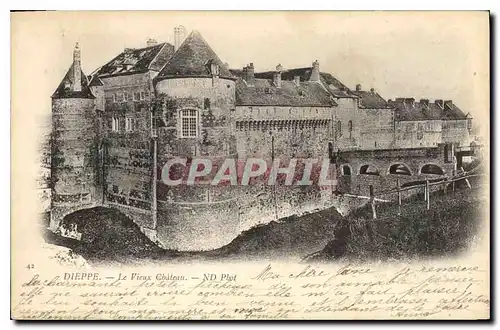 Cartes postales Dieppe Le Vieux Chateau