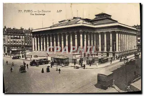 Cartes postales Paris la Bourse