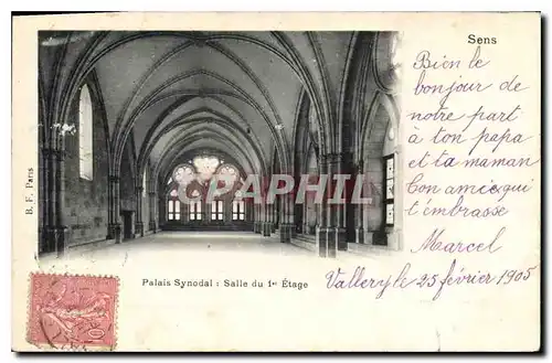 Cartes postales Sens Palais Synodal Salle du 1er Etage