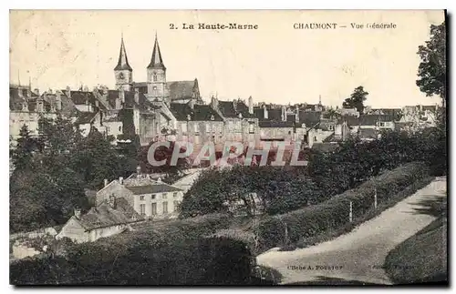 Ansichtskarte AK La Haute Marne Chaumont Vue generale