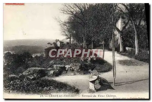 Cartes postales Chateau Thierry Terrasse du Vieux Chateau