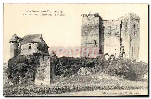 Cartes postales Dordogne Excideuil Chateau des Talleyrand Perigord