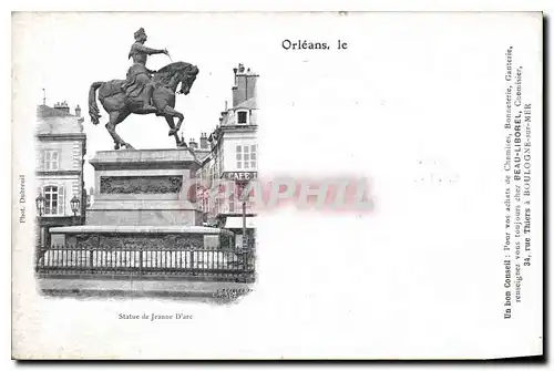 Cartes postales Orleans Statue de Jeanne d'Arc