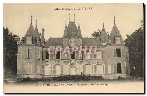 Ansichtskarte AK Chateau de la Nierve Chaulgnes Chateau du Tremblay