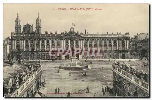 Cartes postales Nancy Hotel de Ville