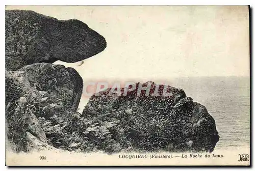 Cartes postales Locquirec Finistere La Roche du Loup