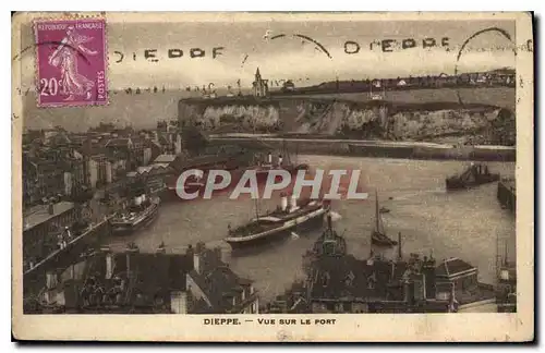 Cartes postales Dieppe Vue sur le Port