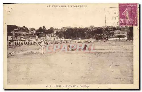 Ansichtskarte AK La Bretagne Pittoresque St Cast La Plage