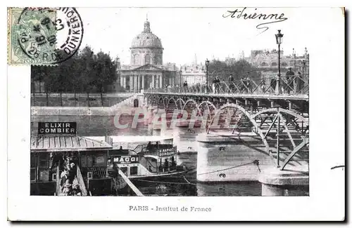 Cartes postales Paris Institut de France Elixir Combier