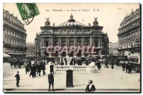 Cartes postales Paris La Place de l'Opera