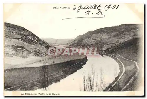 Ansichtskarte AK Besancon Le Doubs et la Vallee de la Malate