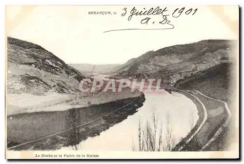 Cartes postales Besancon Le Doubs et la Vallee de la Malate