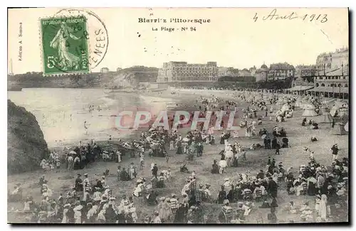 Cartes postales Biarritz Pittoresque La Plage