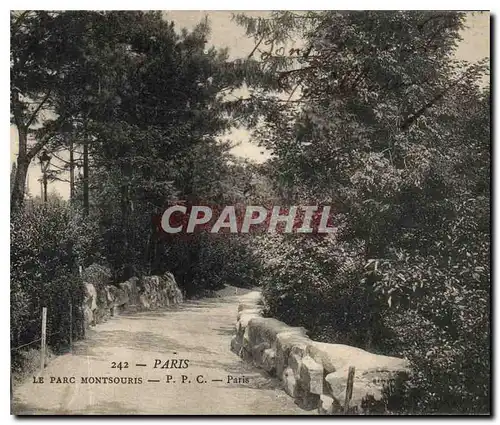 Ansichtskarte AK Paris Le Parc Montsouris