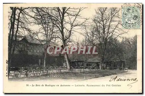 Ansichtskarte AK Le Bois de Boulogne en Automne Laiterie Restaurant du Pre Cathelan
