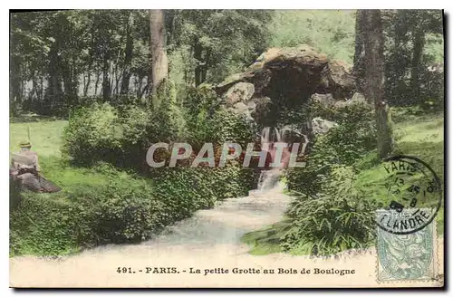 Ansichtskarte AK Paris La petite Grotte au Bois de Boulogne