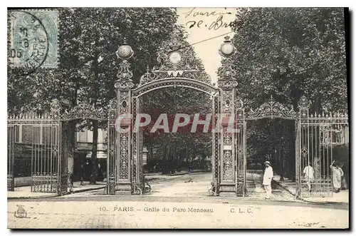 Ansichtskarte AK Paris Grille du Parc Monceau