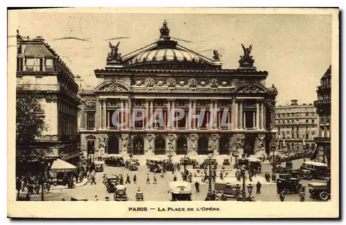 Cartes postales Paris La Place de l'Opera