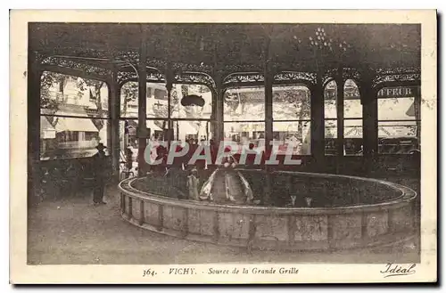 Cartes postales Vichy Source de la Grande Grille