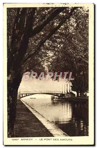 Cartes postales Annecy Le Pont des Amours