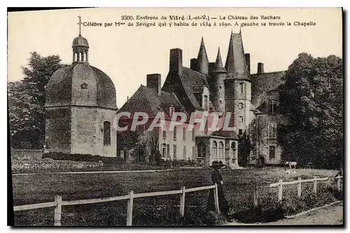 Cartes postales Environs de Vitre L et V Le Chateau des Rochers