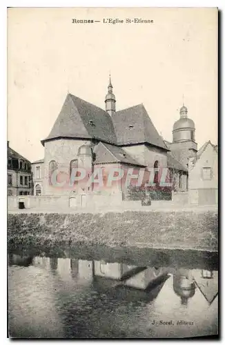 Cartes postales Rennes l'Eglise St Etienne