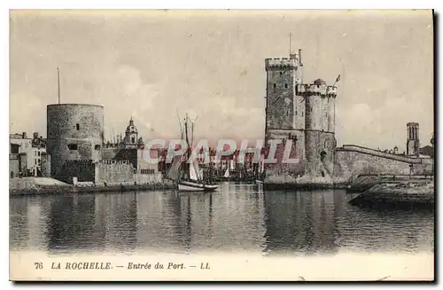 Cartes postales La Rochelle Entree du Port