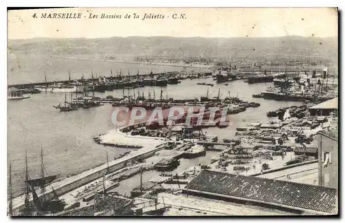 Cartes postales Marseille Les Bassins de la Joliette