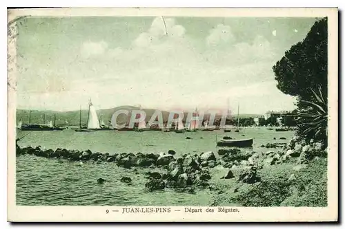 Cartes postales Juan les Pins Depart des Regates